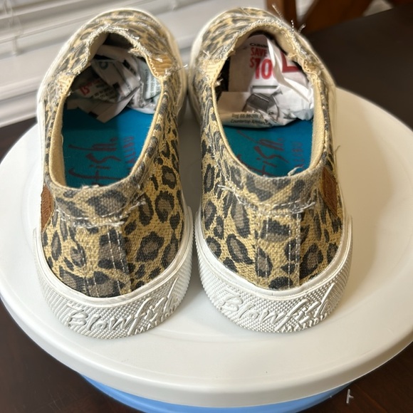 Blowfish Malibu Leopard Print Slip On Sneakers Women’s Size 8 - Picture 9 of 17